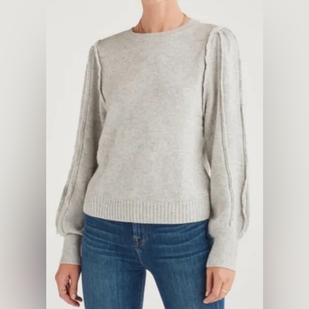 7 For All Mankind XL Sweater Cashmere Blend Gray NWT